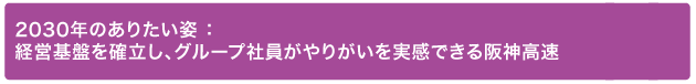 6.経営基盤を確立し、グループ社員がやりがいを実感できる阪神高速