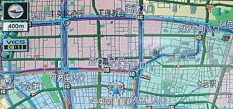 図：情報提供例（LEVEL3情報）