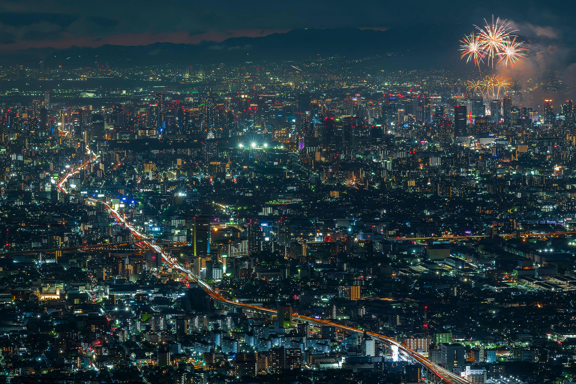 阪神高速/信貴生駒スカイラインより