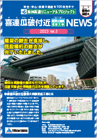 喜連瓜破付近 橋梁大規模更新工事 NEWS